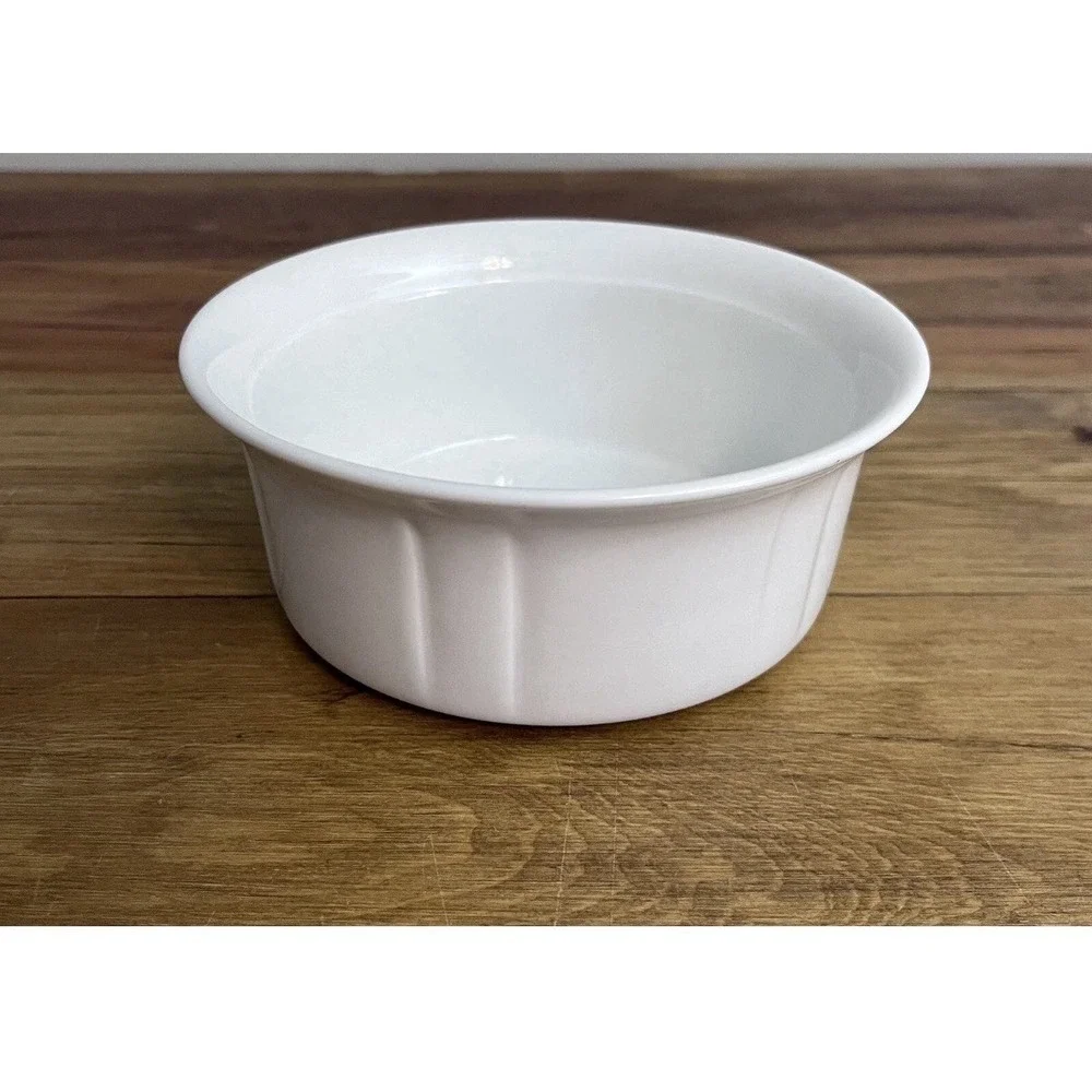 Case Of 12 ONEIDA OVENBRITE RAMEKINS‎ CASSEROLESOUFFLÉ WHITE PORCELAIN 12oz 5.5